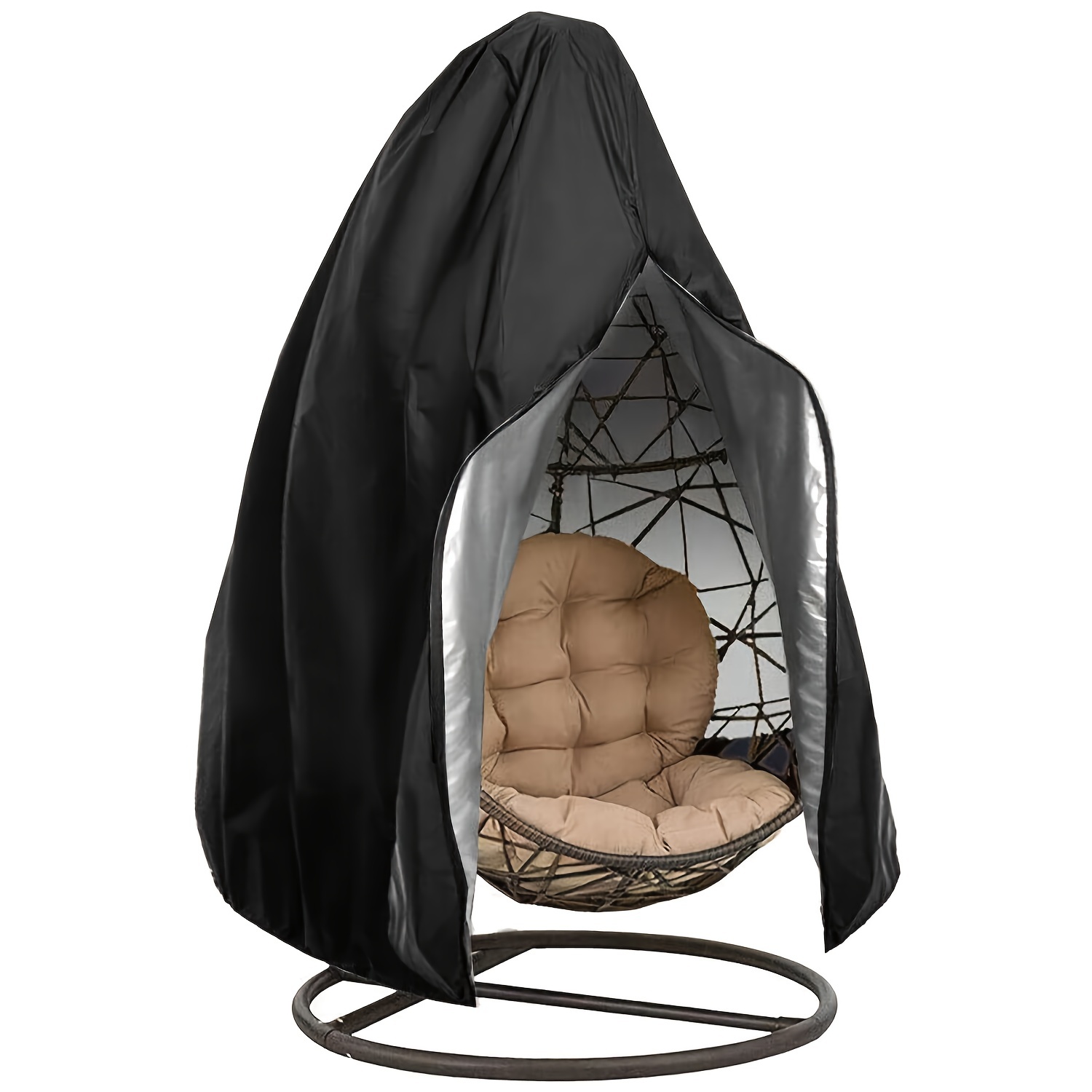 Hanging Egg Chair - 1개의 달걀형 의자 스윙 커버, 210D