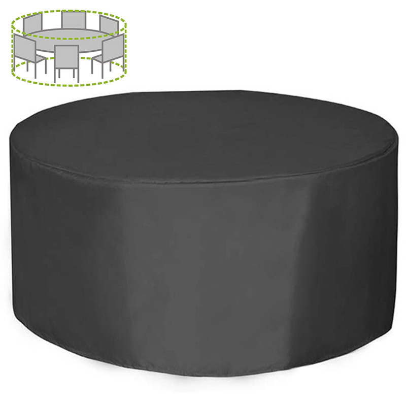 Outdoor Furniture Table - 12 사이즈 원형 가구 커버 210D
