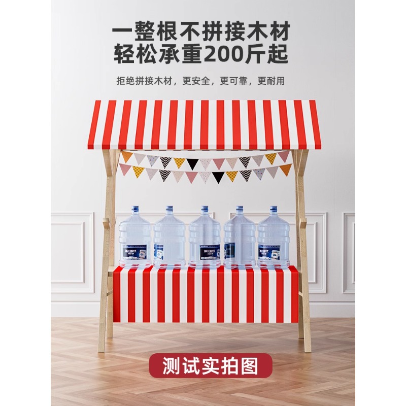 Outdoor Furniture Vendors - 휴대용 나무 시장 판매대 야외 소매업자