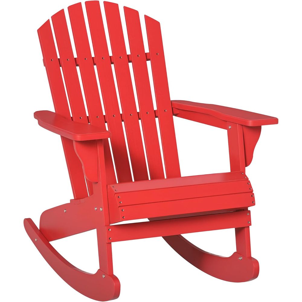 Adirondack Chair Wood - 나무로 만든 아디론닥 흔들의자, 야외 라운지