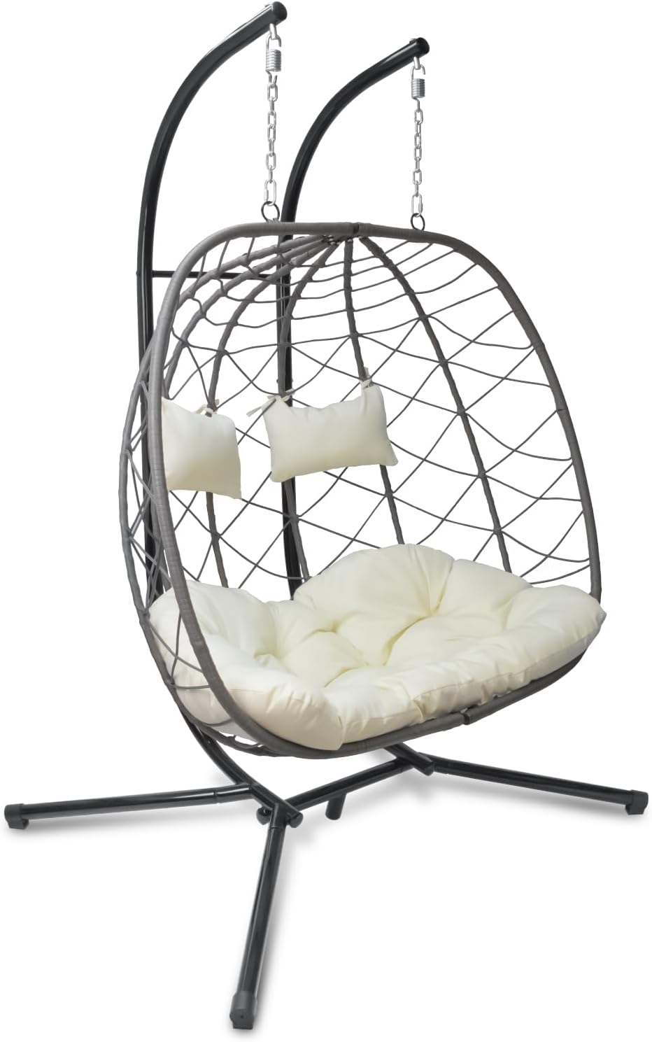 Hanging Egg Chair - 스탠드가 있는 에그 스윙 체어, 실내