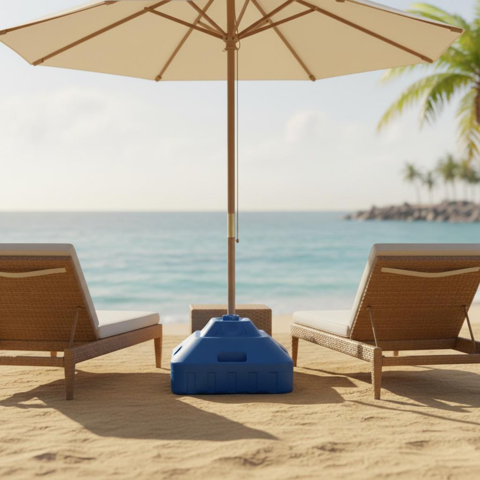 Outdoor Furniture Vendors - 물 채움식 우산 받침대, 안정적인 햇빛
