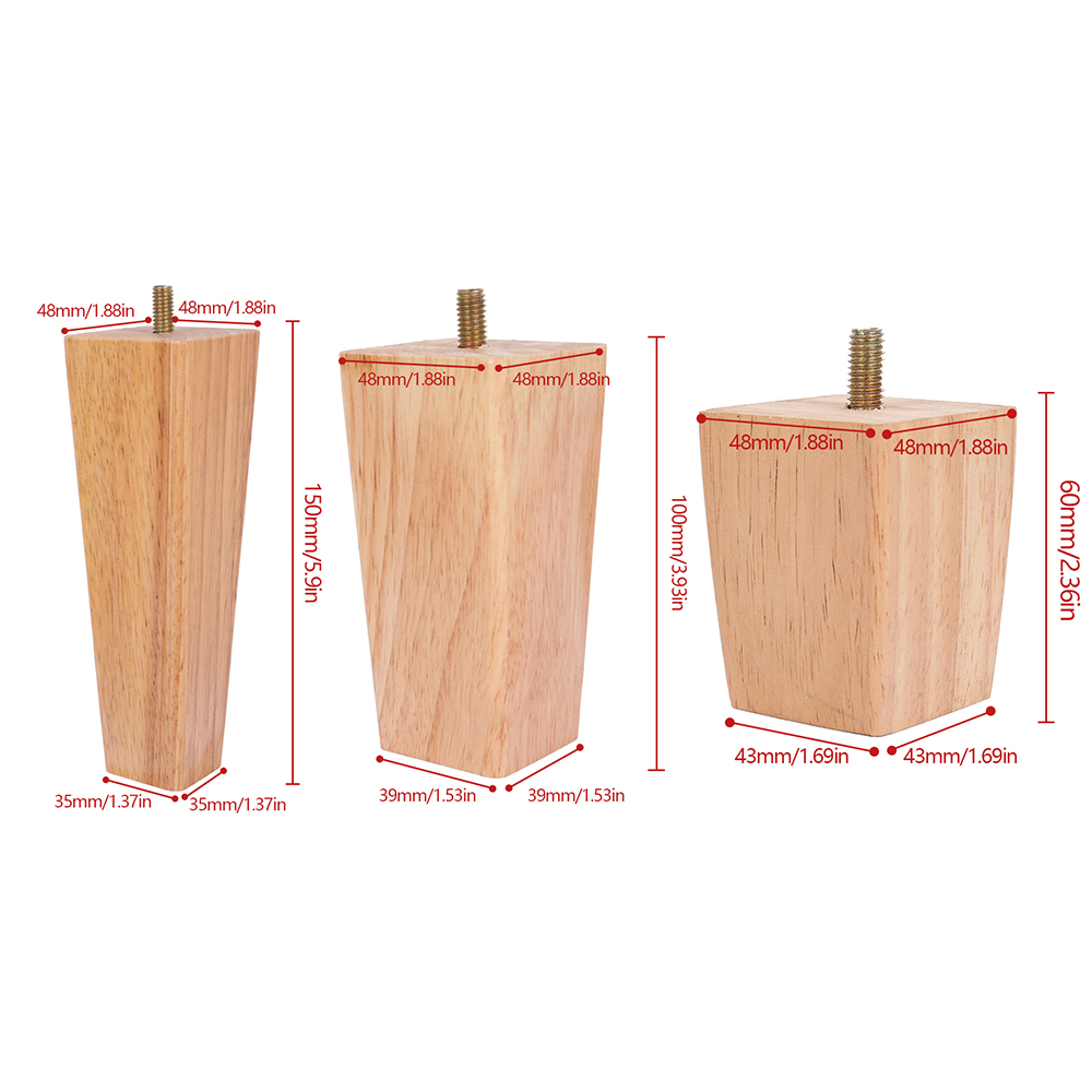 4Pcs 6/10/15cm 단단한 나무 가구 피트 소파 - Adirondack Chair Wood 리뷰 및 가격