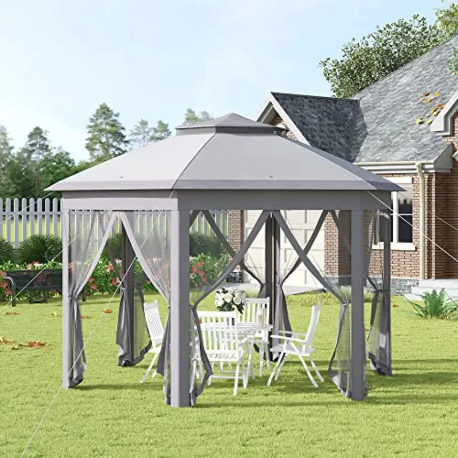 11' x 13' 팝업 가제보 텐트 (지퍼형 메쉬 측벽 - Gazebo Pop Up 리뷰 및 가격