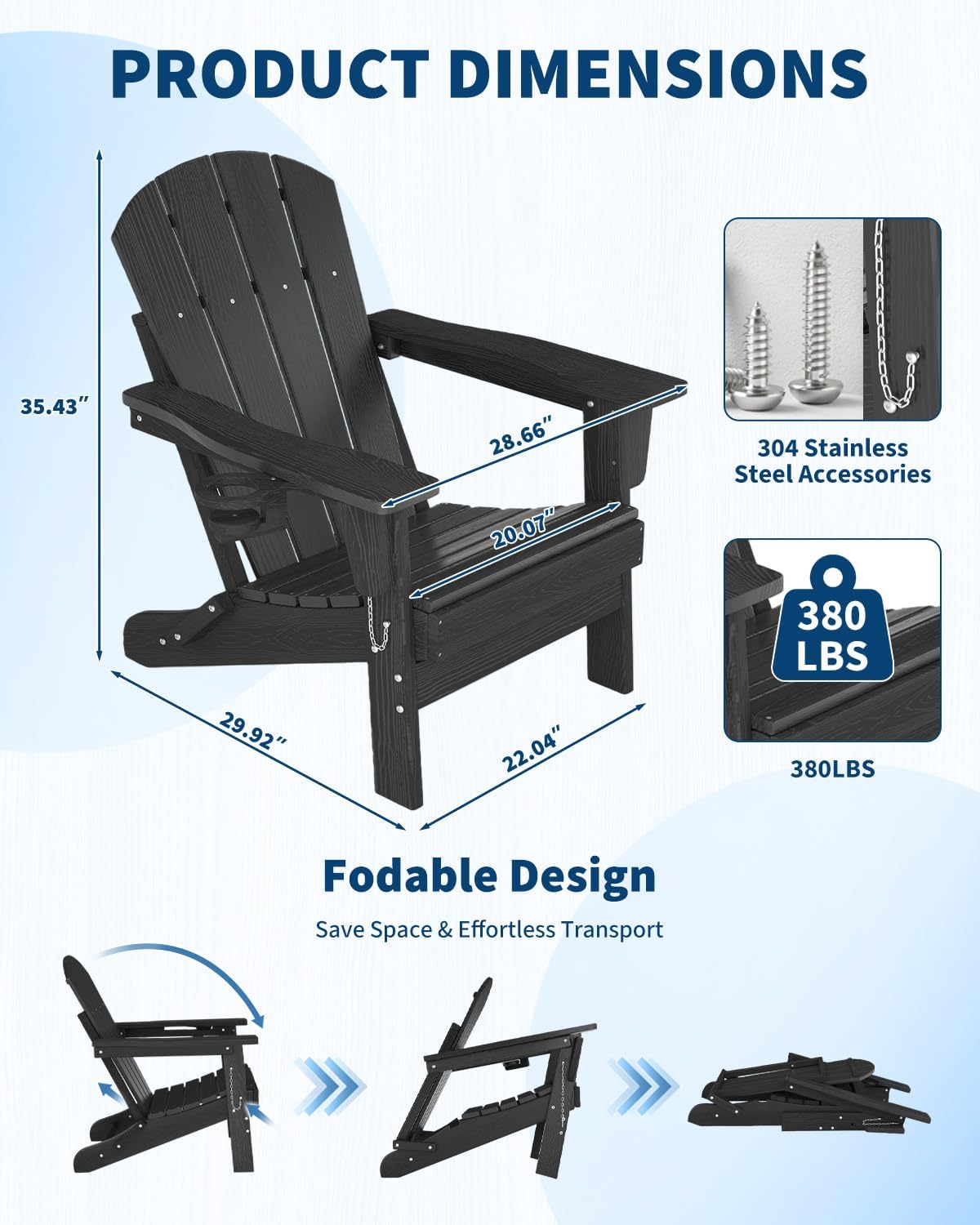 접이식 아디론닥 의자 HDPE 플라스틱 야외 파티오 의 - Adirondack Chair Wood 리뷰 및 가격