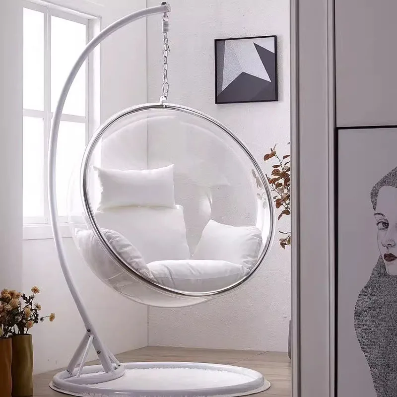 프리미엄 실내 정원 의자 스윙 투명 미니멀리즘 메탈 행 - Hanging Egg Chair 리뷰 및 가격