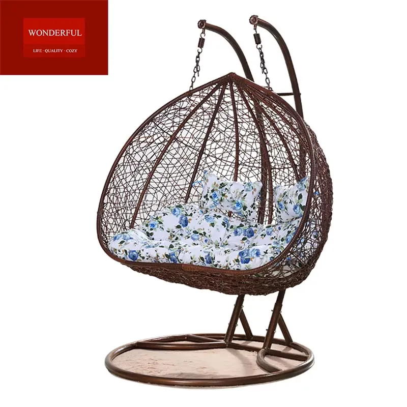 가장 인기있는 스윙 체어 거실 라탄 2인용 행잉 에그  - Hanging Egg Chair 리뷰 및 가격