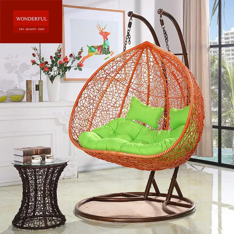 가장 인기있는 스윙 체어 거실 라탄 2인용 행잉 에그  - Hanging Egg Chair 리뷰 및 가격