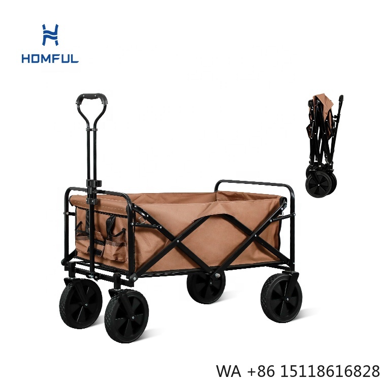 HOMFUL 낚시용 볼러바겐 접이식 캠핑 트롤리 웨건  - Outdoor Furniture Table 리뷰 및 가격