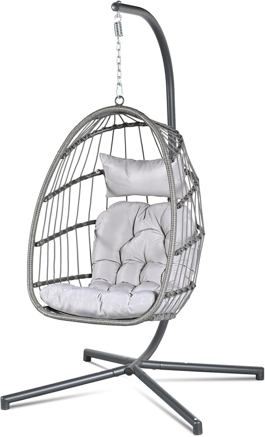 스탠드가 있는 행잉 에그 체어, 350LBS 용량, 침 - Hanging Egg Chair 리뷰 및 가격