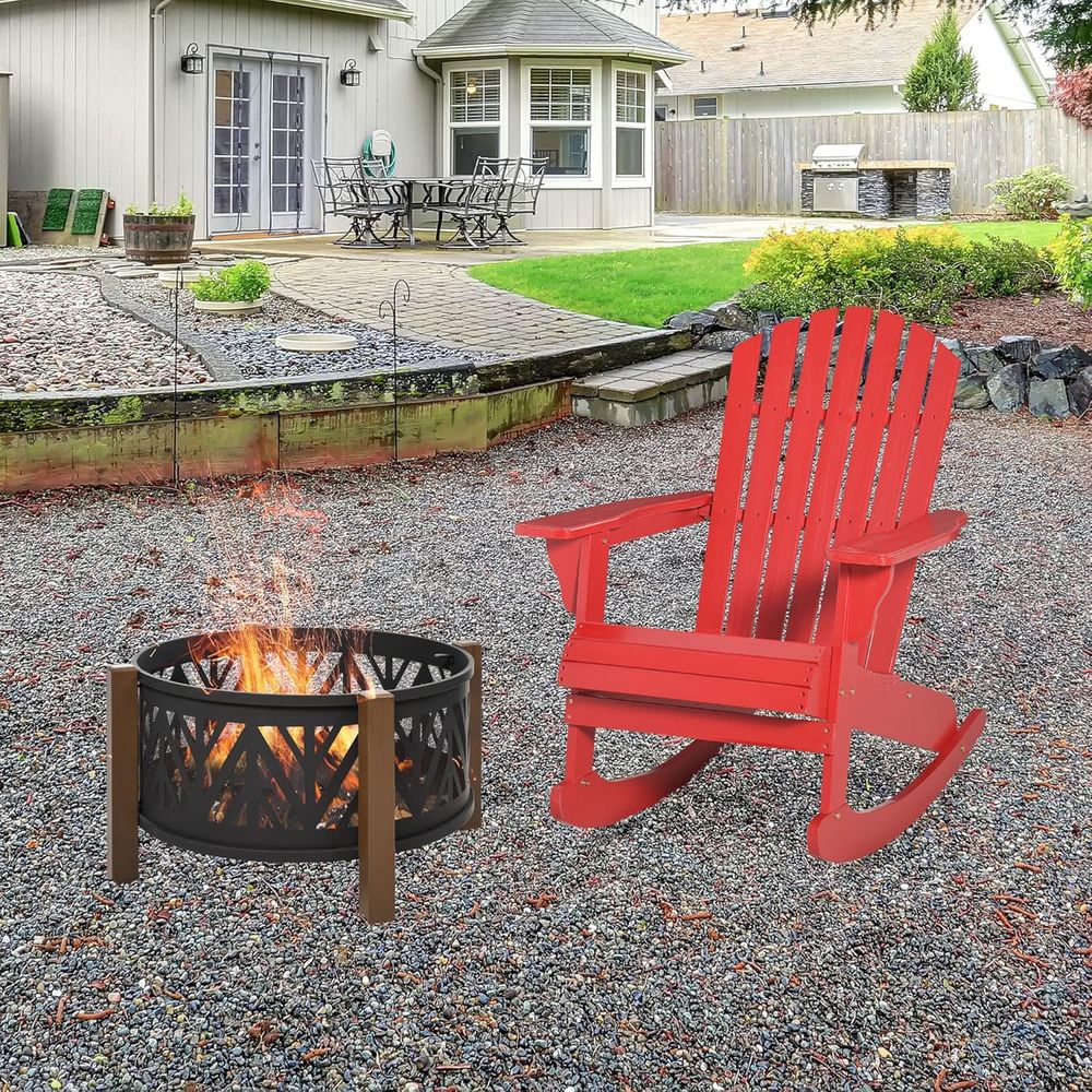 나무로 만든 아디론닥 흔들의자, 야외 라운지 의자, 슬 - Adirondack Chair Wood 리뷰 및 가격