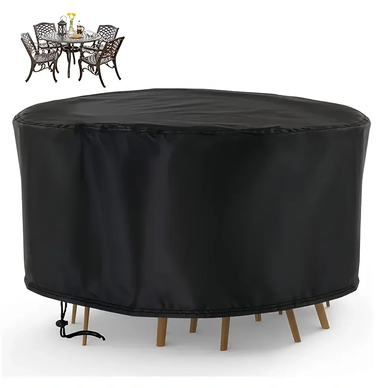 방수 원형 파티오 가구 커버 - 자외선 및 바람 차단, - Outdoor Furniture Table 리뷰 및 가격
