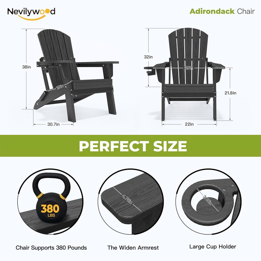 olding Adirondack Chair,HDPE 인 - Adirondack Chair Wood 리뷰 및 가격